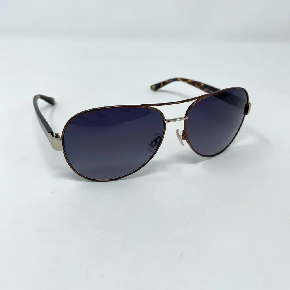 Anne Klein‎ Brown Blue Tortoise Sunglasses